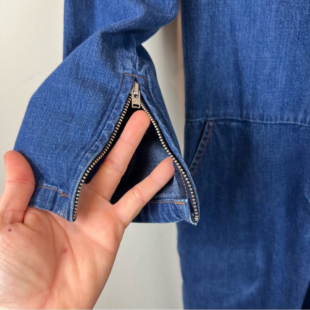 A.P.C. Combi Truck Jumpsuit in Indigo Women’s 36 FR/S US - Picture 9 of 16